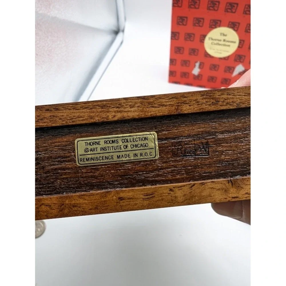 1:12 Miniature Dollhouse Reminiscence Antique Hutch Sideboard Dining Throne Room